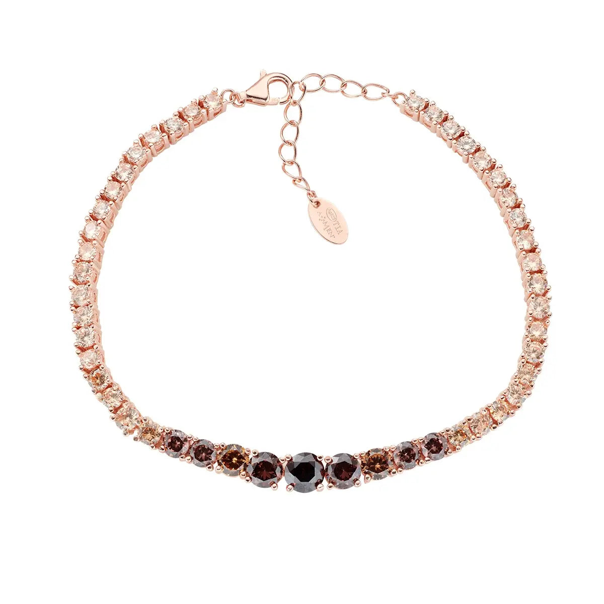 Bracciale Tennis Degradè Castagna