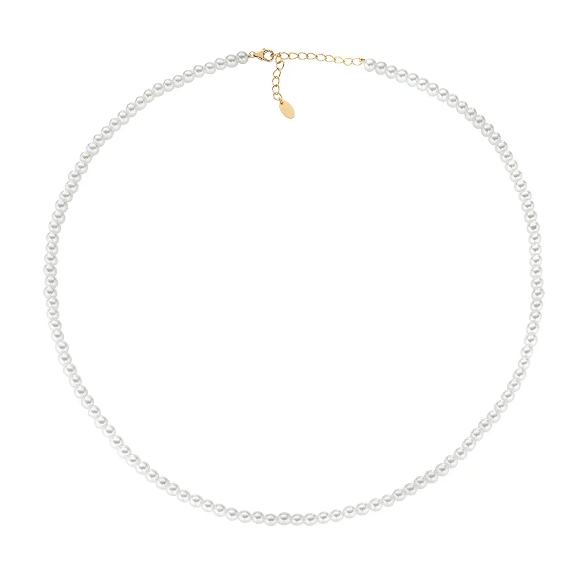 Collana con Perle di Cristallo 4 mm