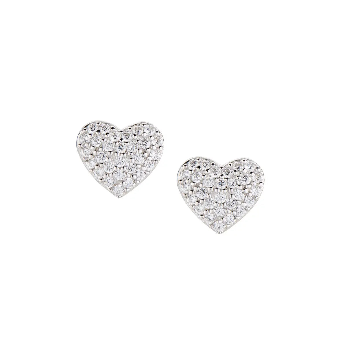 Orecchini Diamonds Cuori Pavè