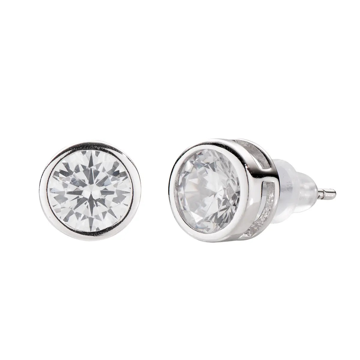 Orecchini Diamonds con Punto Luce Tondo Grande