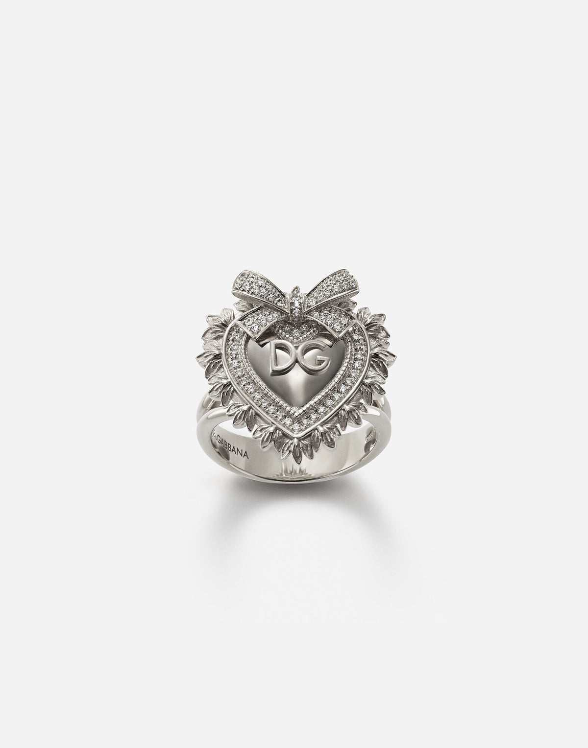 ANELLO DEVOTION IN ORO BIANCO CON DIAMANTI