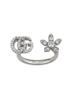 Anello Gucci Flora 18 carati con diamanti Default Title