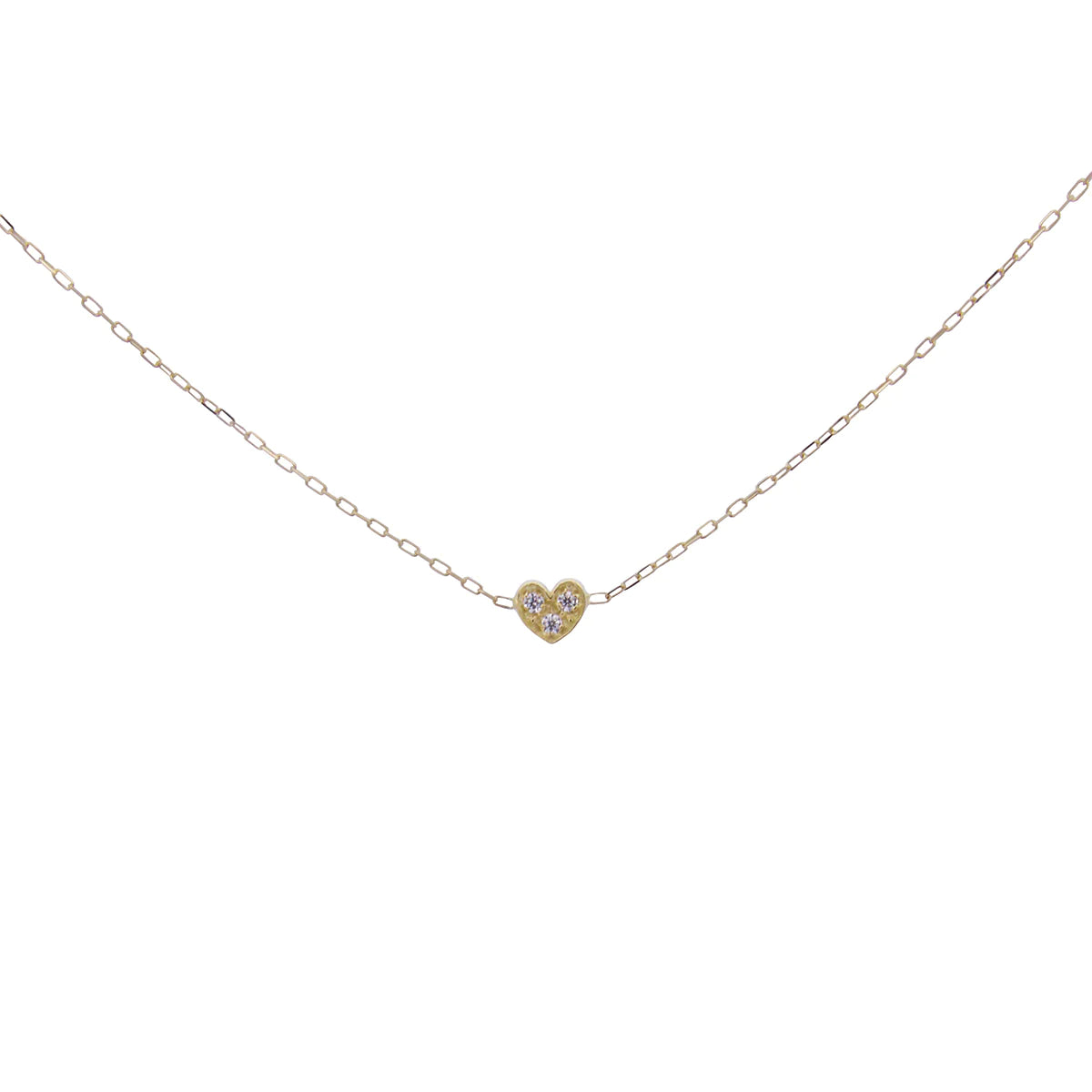 GIROCOLLO CUORE E DIAMANTI LAB GROWN - ORO18KT