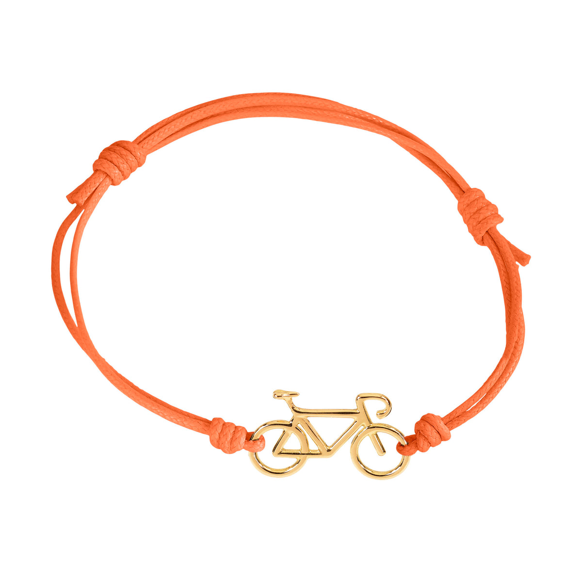 Bracciale cordino con bicicletta a filo