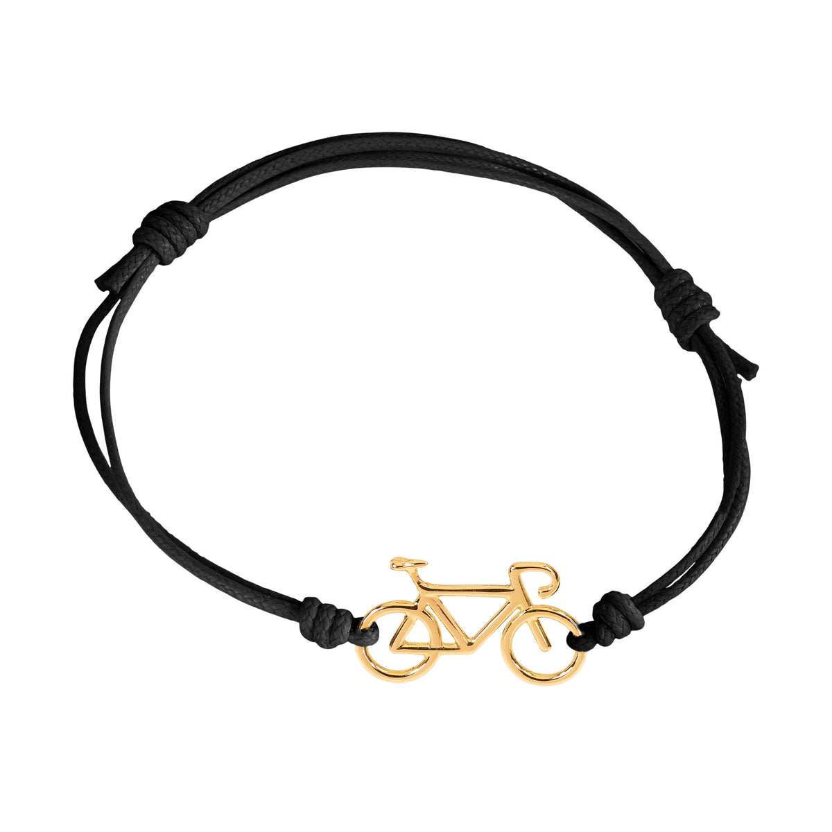 Bracciale cordino con bicicletta a filo