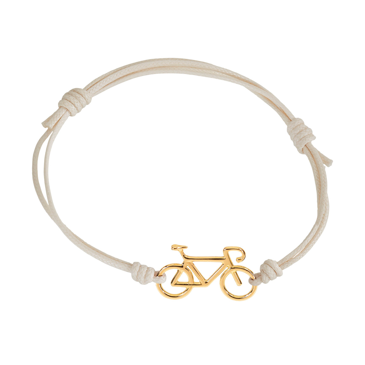 Bracciale cordino con bicicletta a filo