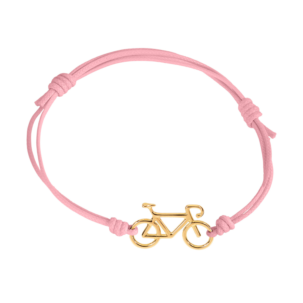 Bracciale cordino con bicicletta a filo