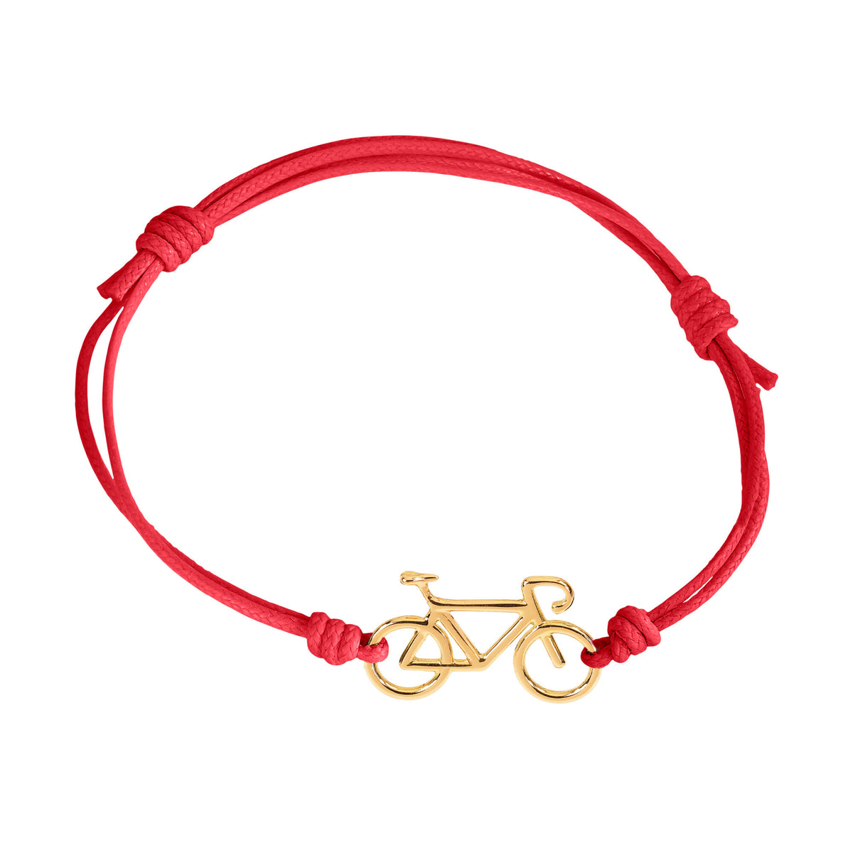 Bracciale cordino con bicicletta a filo
