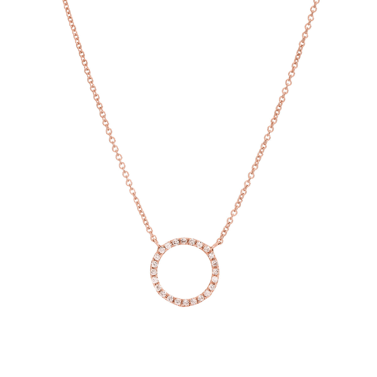 Collana con bolla a filo e diamanti