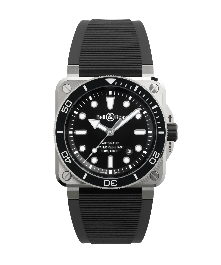 BR-03 Diver Black Steel
