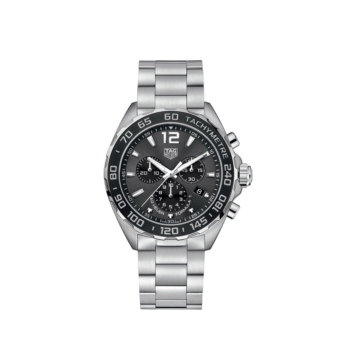 Cronografo Uomo TAG Heuer Formula 1 Al quarzo Grigio Acciaio Default Title