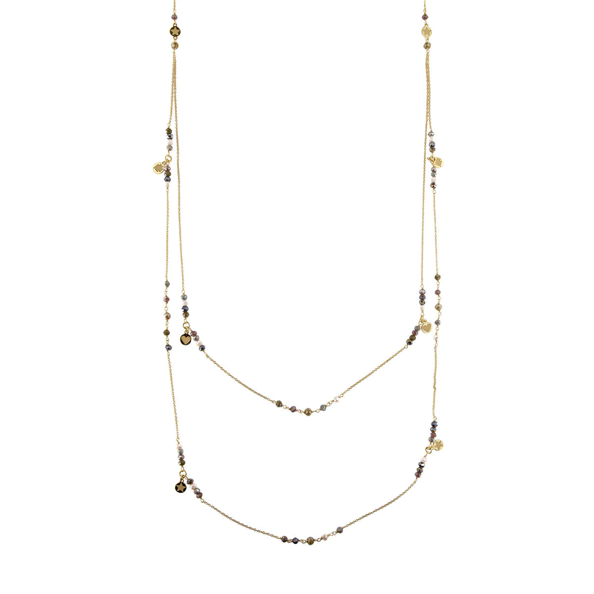 COLLANA DOPPIA CATENA - GIPSY TIERRA