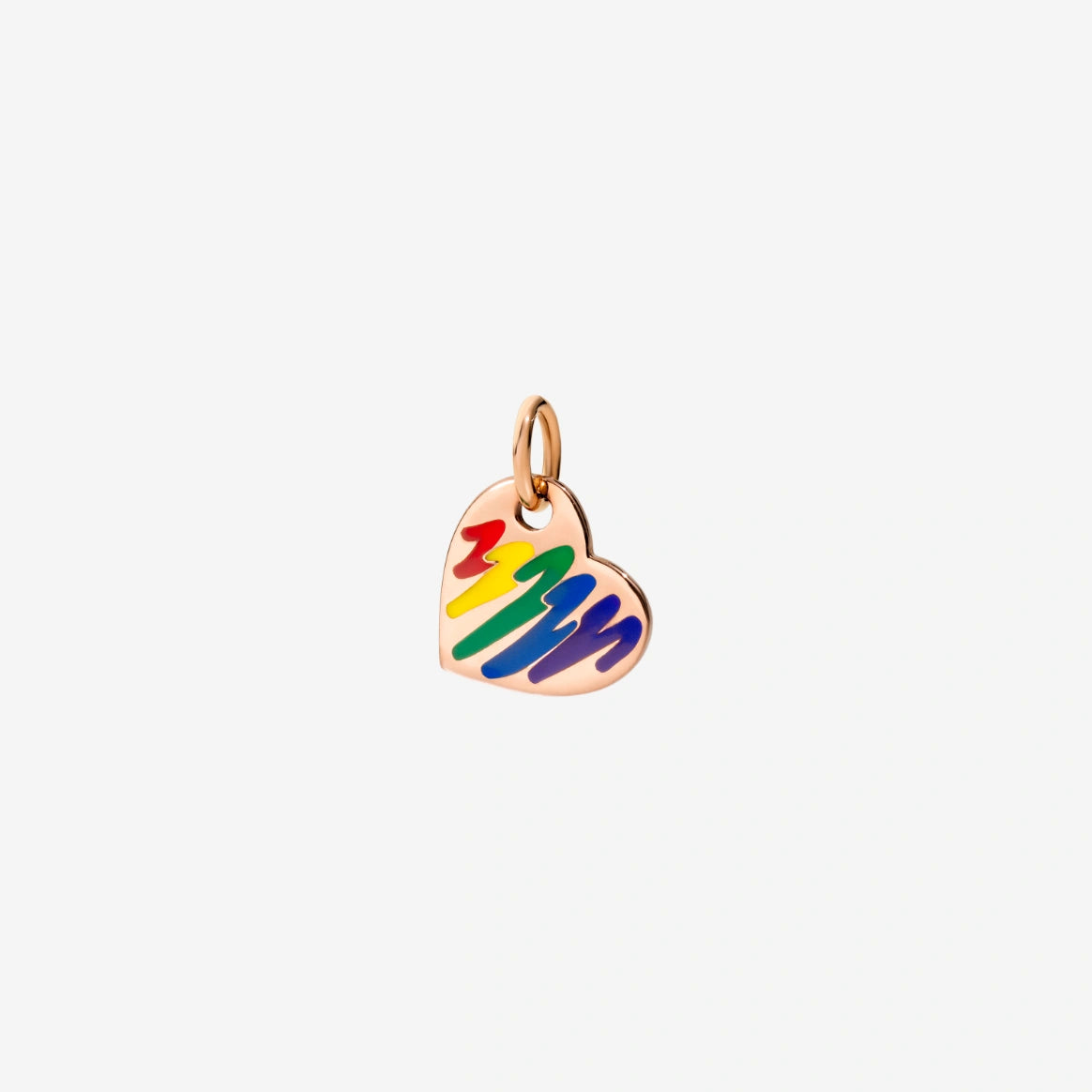 Ciondolo cuore arcobaleno