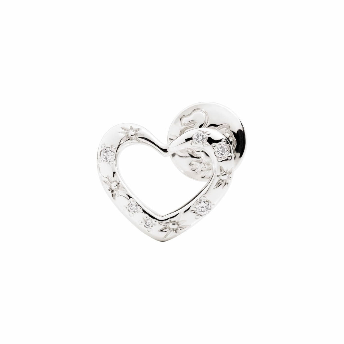 Orecchino Silhouette Cuore