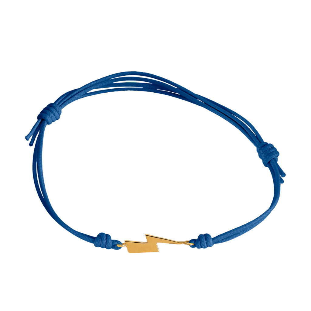 Bracciale cordino con fulmine