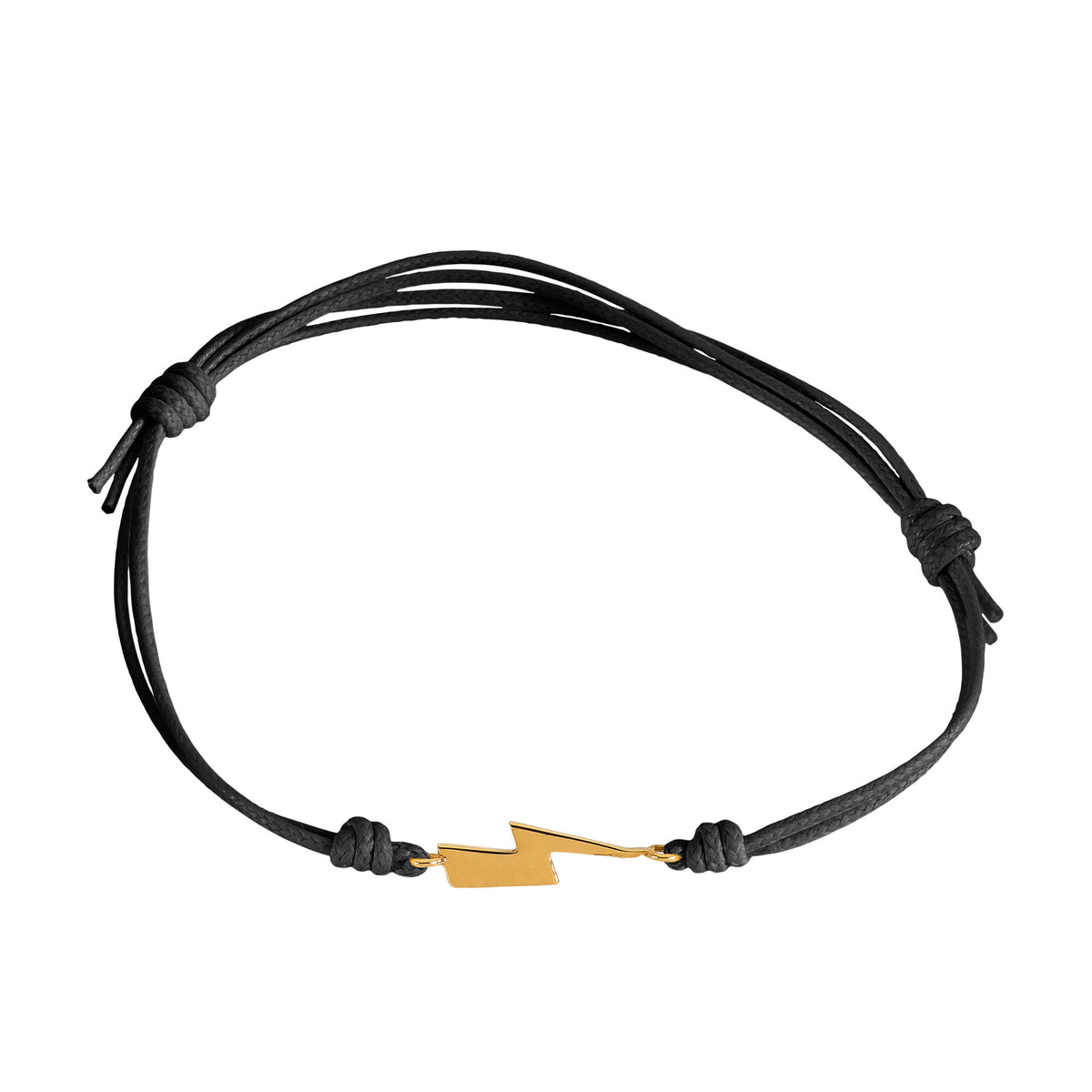 Bracciale cordino con fulmine