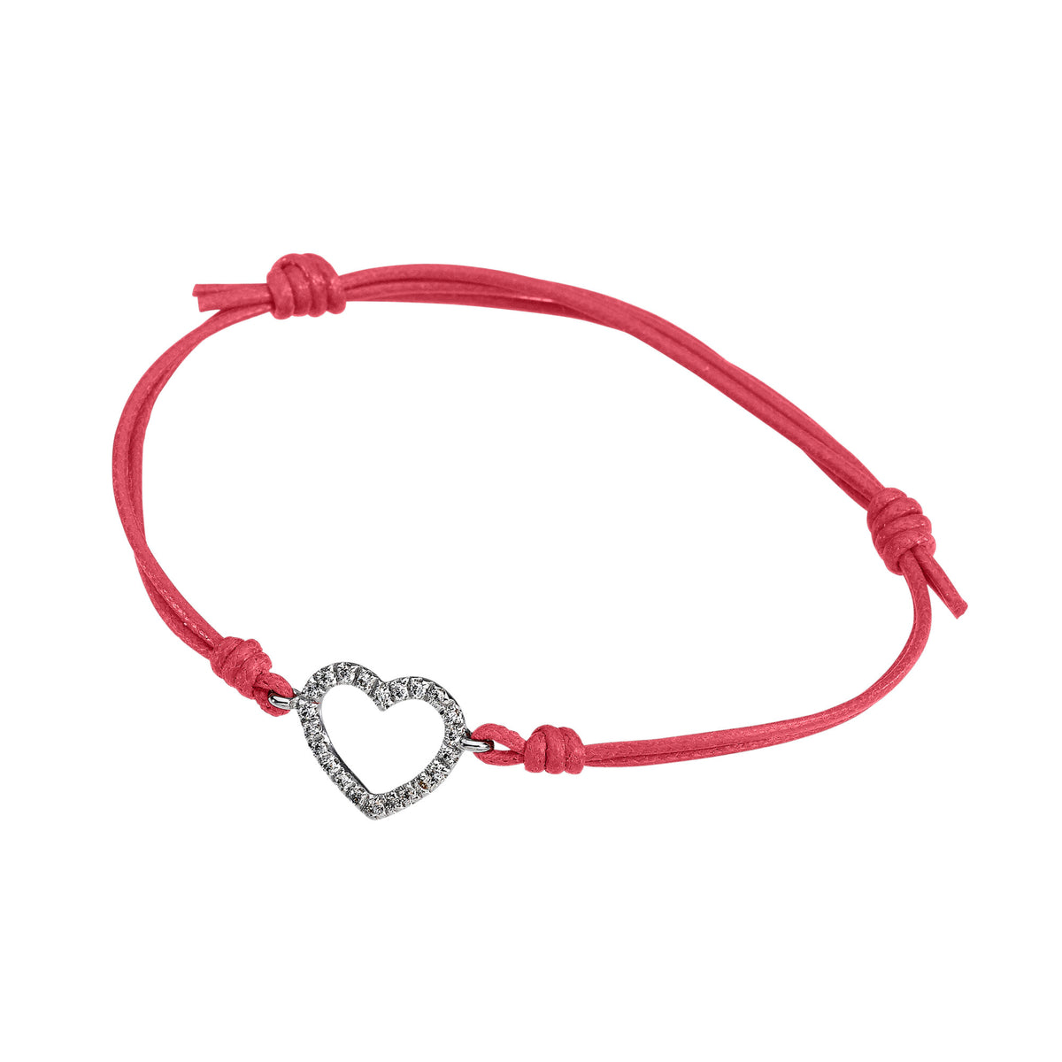 Braccialetto Paracord con ciondolo a cuore, gioiello dell'amicizia regolabile - Italia Braccialetto Paracord con ciondolo a cuore, gioiello dell'amicizia regolabile - Italia