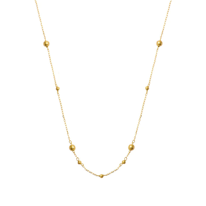 Collana Sfera d'Oro Vero