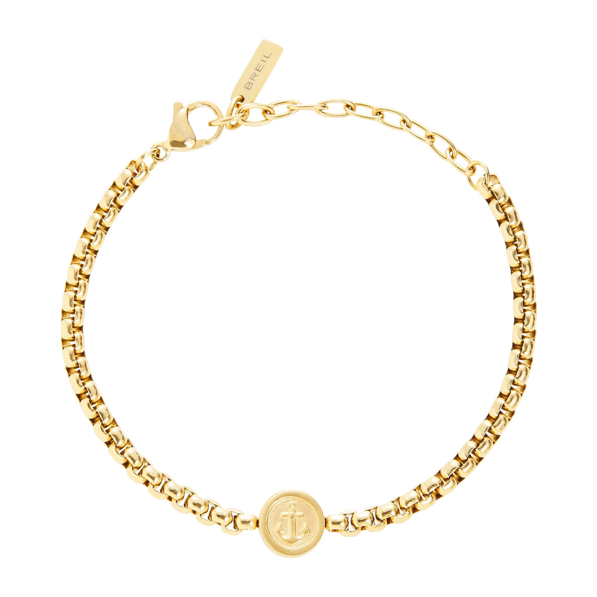 KETCH BRACCIALE IN ACCIAIO IP GOLD