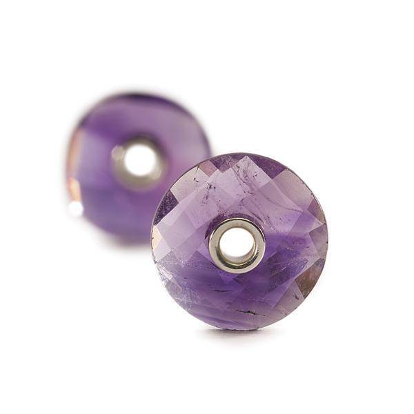 TROLLBEADS CHARM ORECCHINI AMETISTA