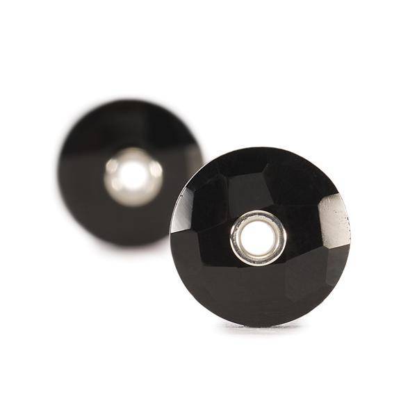 TROLLBEADS CHARM ORECCHINI ONICE NERO