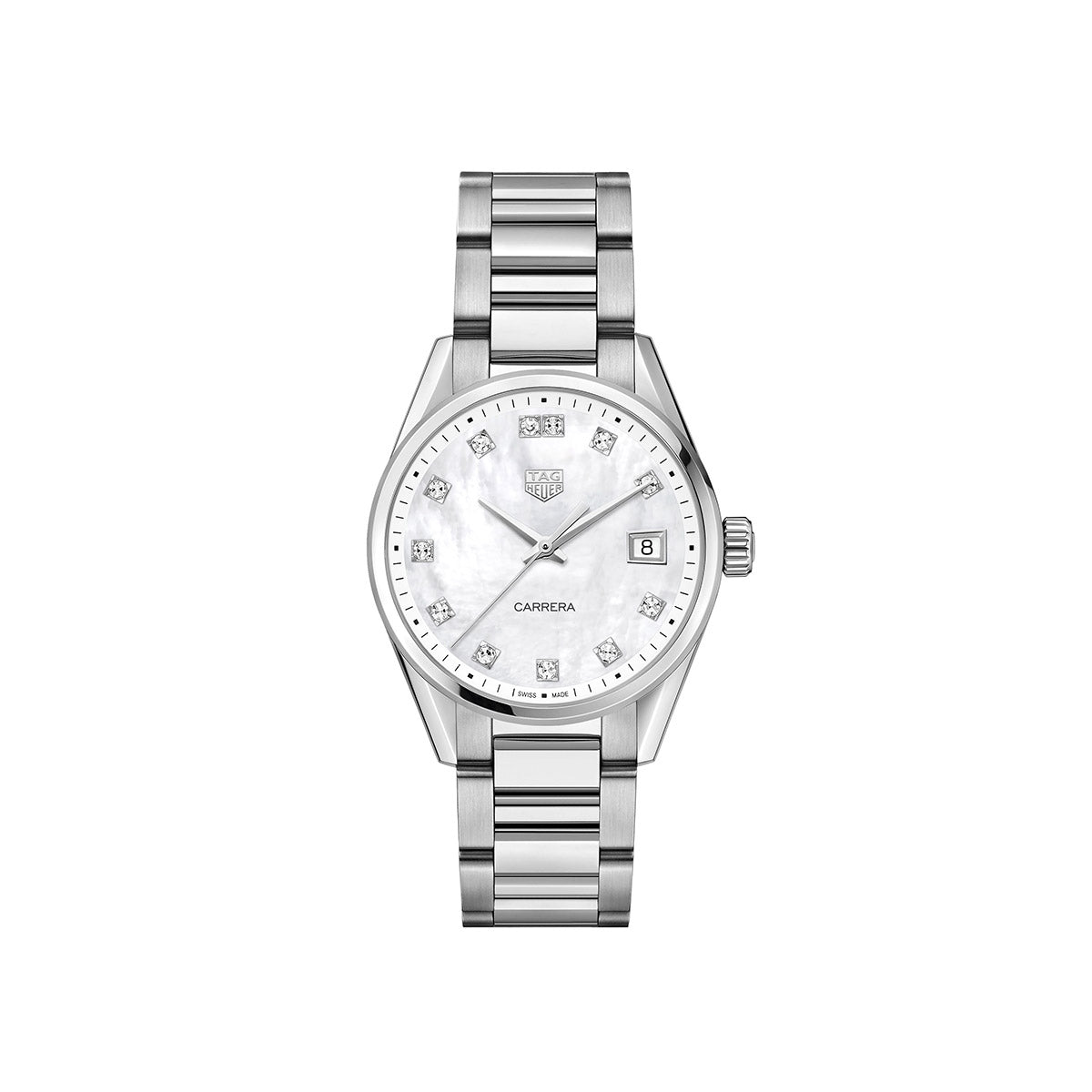 Orologio Donna TAG Heuer Carrera Al quarzo Madreperla Acciaio Default Title
