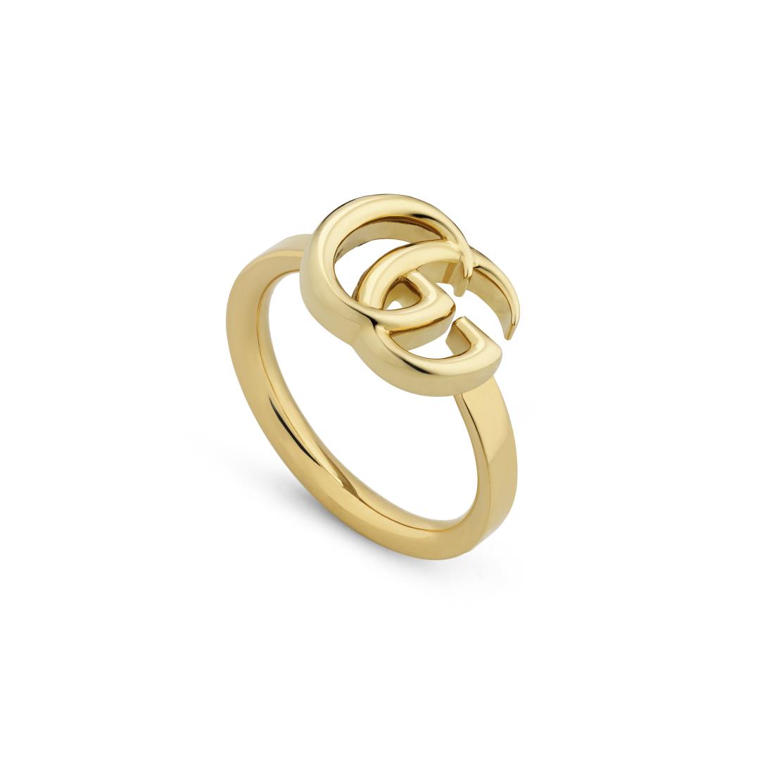 Anello in oro giallo con GG Running Default Title