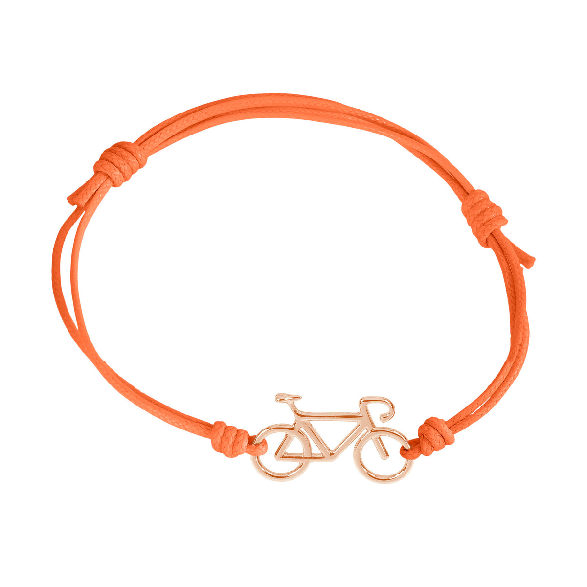 Bracciale cordino con bicicletta a filo