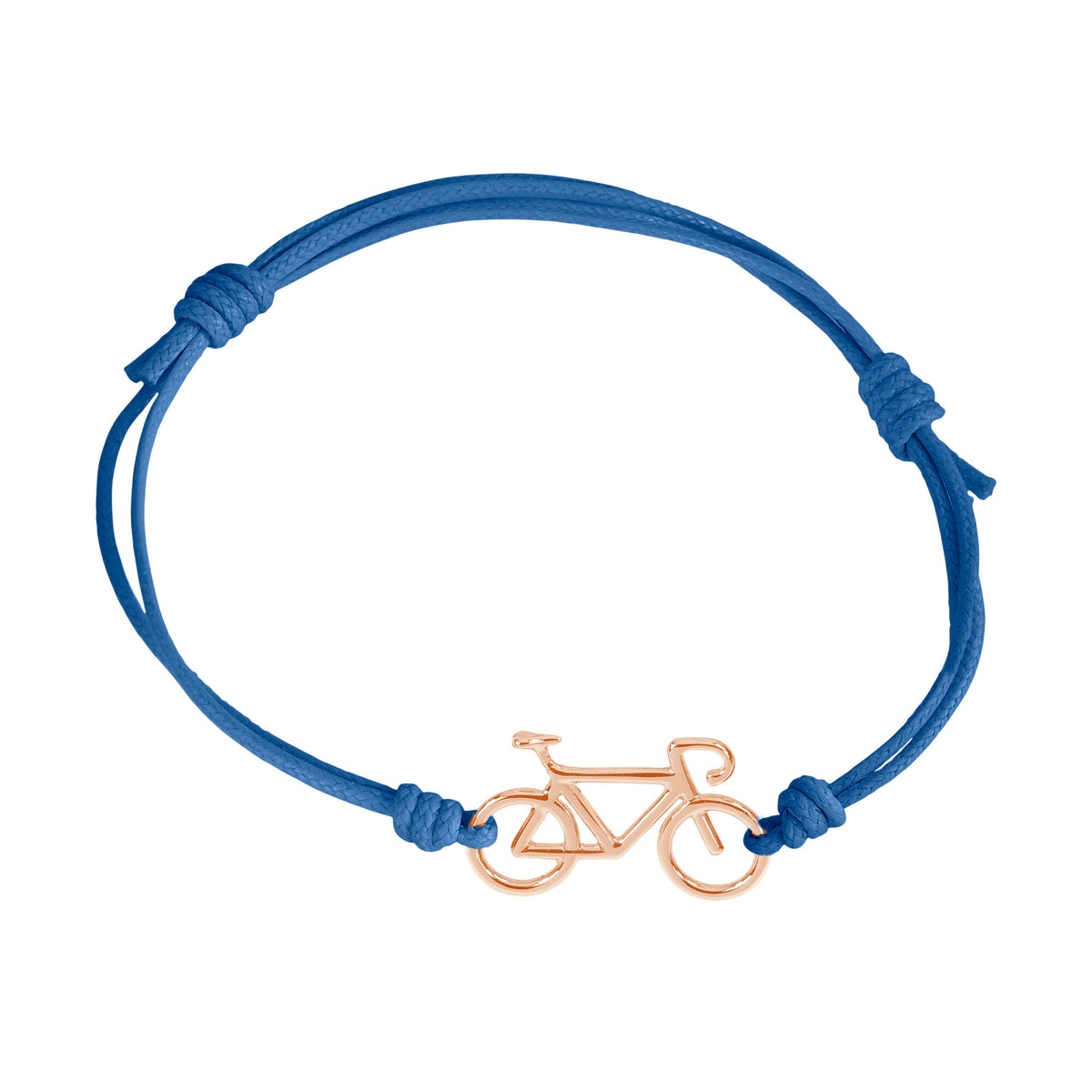 Bracciale cordino con bicicletta a filo