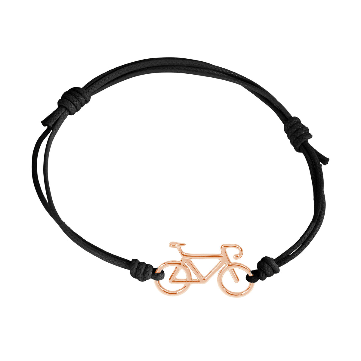 Bracciale cordino con bicicletta a filo