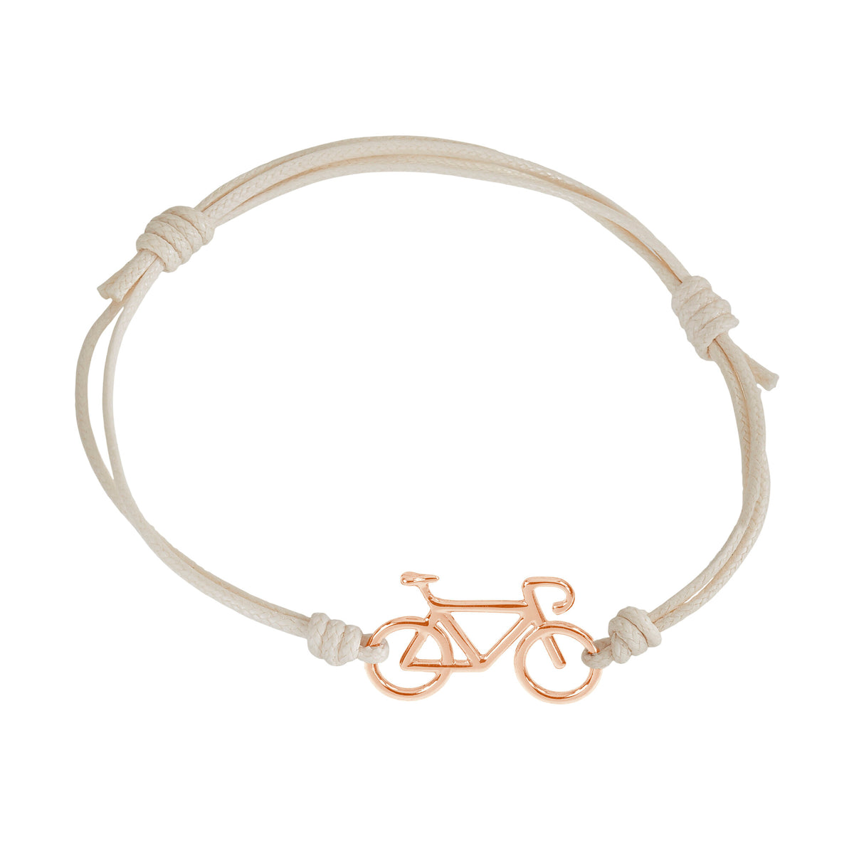 Bracciale cordino con bicicletta a filo
