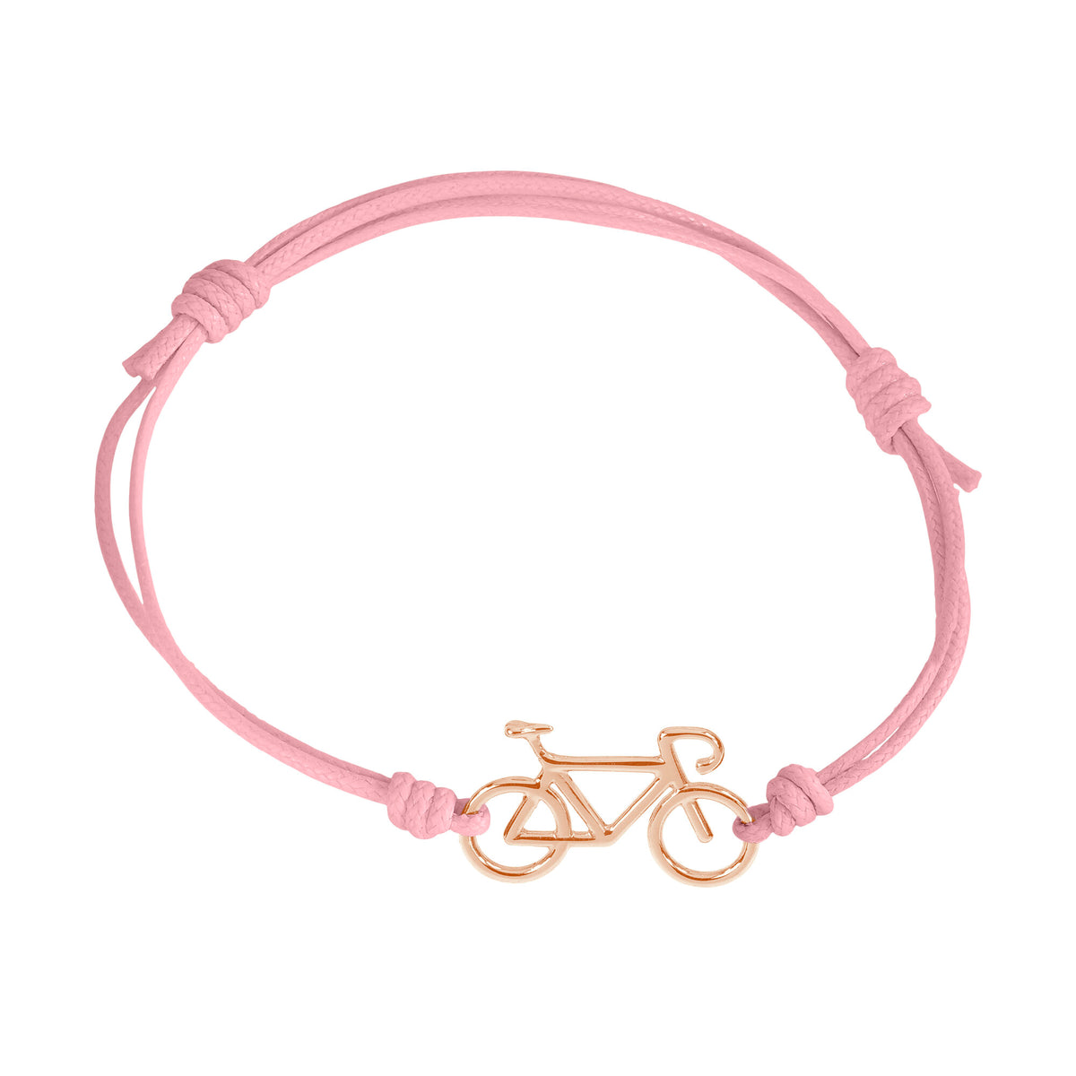 Bracciale cordino con bicicletta a filo