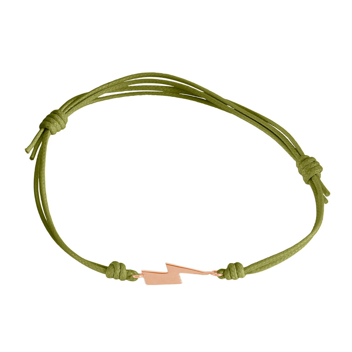 Bracciale cordino con fulmine