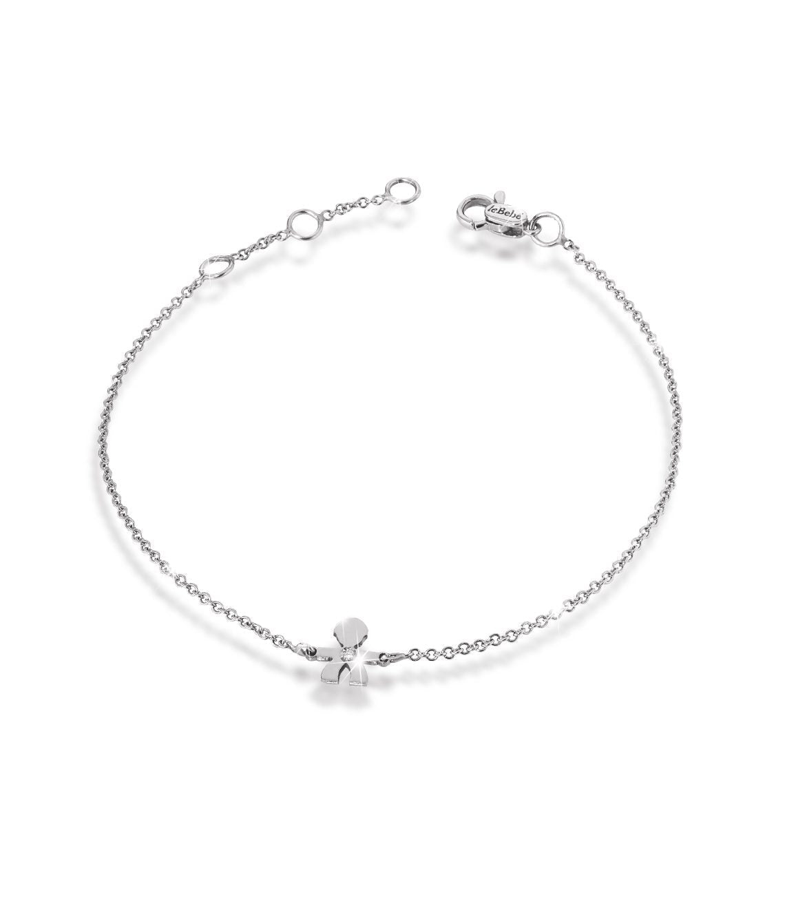 Bracciale Briciole bimbo oro bianco